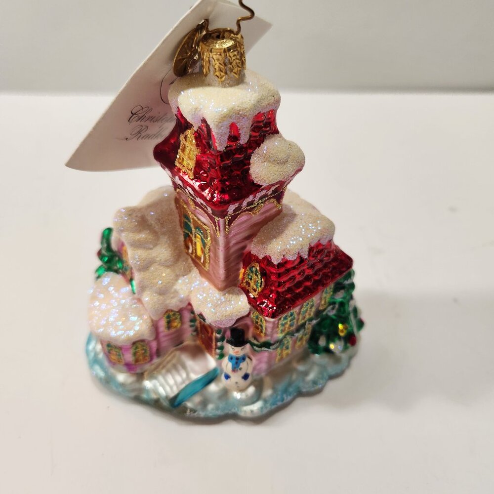 NIB 2002 Christopher Radko "Midnight Magic" Ornaments and Stand 3 Piece Set - Picture 5 of 11